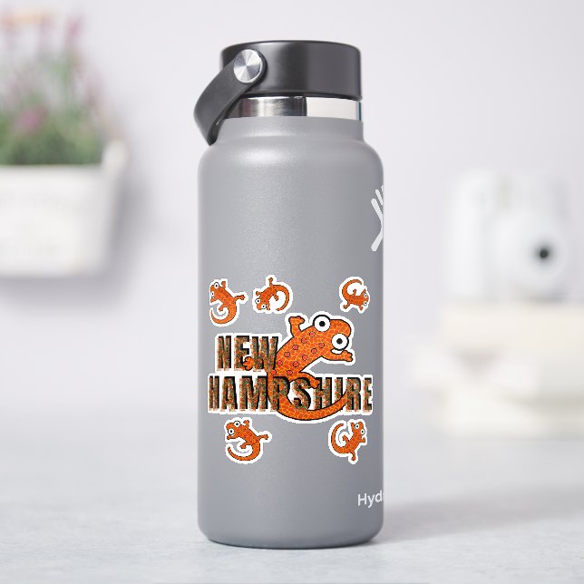 New Hampshire State Symbol Red Spotted Newt Forest (HydroFlask)