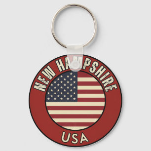 New Hampshire United States of America Key Ring