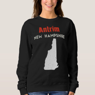 New Hampshire Usa State America Travel Antrim Sweatshirt