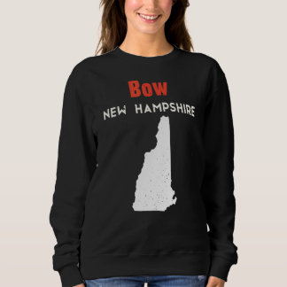 New Hampshire Usa State America Travel Bow Sweatshirt