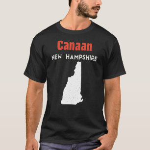 New Hampshire Usa State America Travel Canaan T-Shirt
