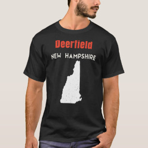 New Hampshire Usa State America Travel Deerfield T-Shirt