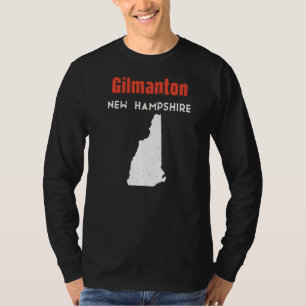 New Hampshire Usa State America Travel Gilmanton T-Shirt