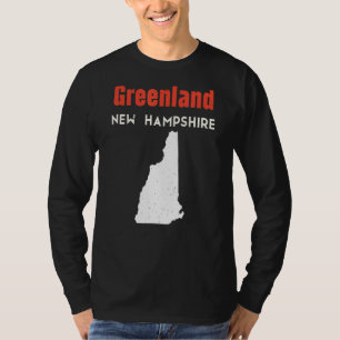 New Hampshire Usa State America Travel Greenland T-Shirt