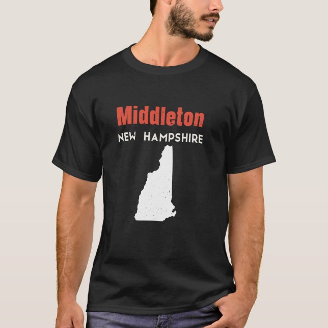 New Hampshire USA State America Travel Middleton  T-Shirt (Front)