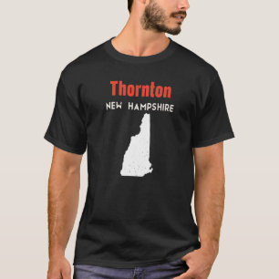 New Hampshire Usa State America Travel Thornton T-Shirt