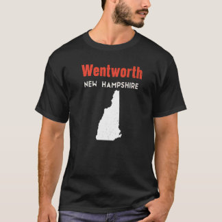 New Hampshire Usa State America Travel Wentworth   T-Shirt