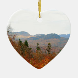 NEW HAMPSHIRE WHITE MOUNTAINS CERAMIC TREE DECORATION