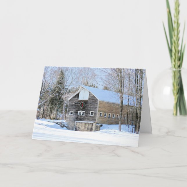 New Hampshire winter Card (Front)