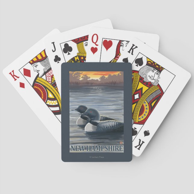 New HampshireCommon Loon Playing Cards (Back)