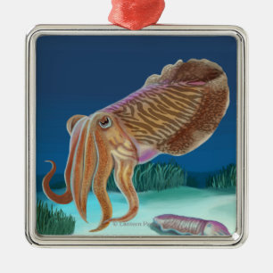 New HampshireCuttlefish Scene Metal Tree Decoration