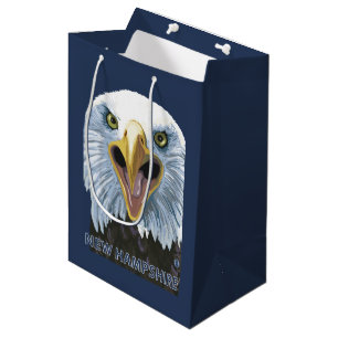 New HampshireEagle Up Close Medium Gift Bag