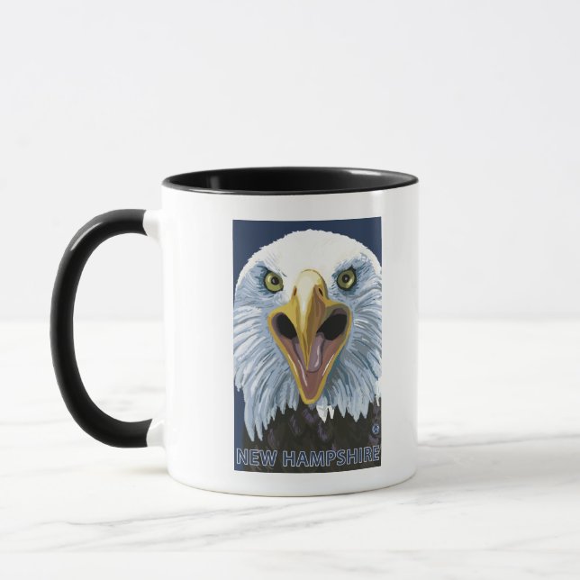 New HampshireEagle Up Close Mug (Left)