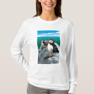 New HampshirePuffins Scene T-Shirt