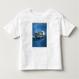 New HampshireSea Otter Scene Toddler T-Shirt
