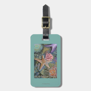 New HampshireTidepool Scene Luggage Tag