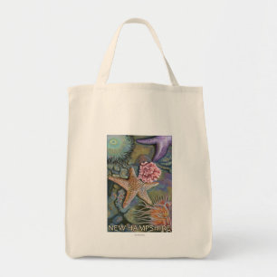 New HampshireTidepool Scene Tote Bag