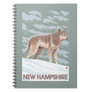 New HampshireWolf Scene Notebook