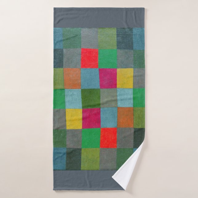 New Harmony, Paul Klee Bath Towel (Bath Towel)