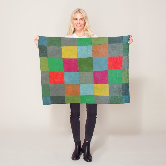 New Harmony, Paul Klee Fleece Blanket (In Situ)