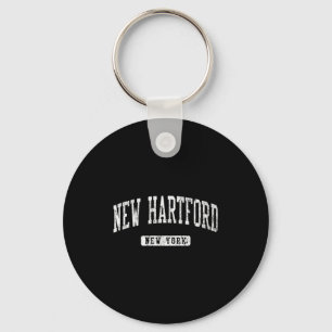 New Hartford Ny J03 Vintage Athletic Srts Design L Key Ring