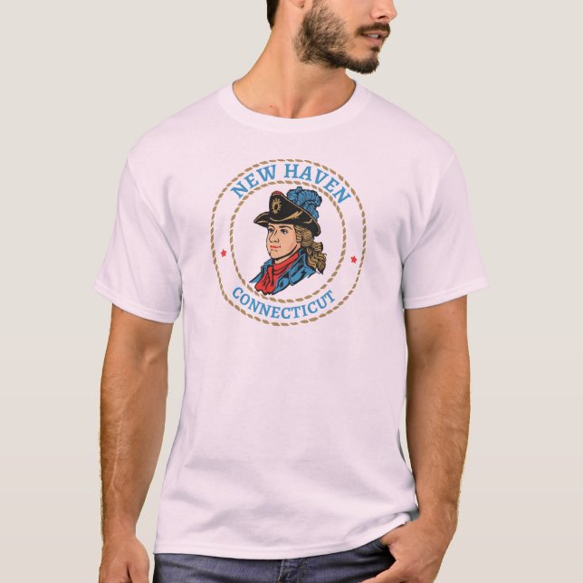 New Haven Connecticut Colonial T-Shirt (Front)