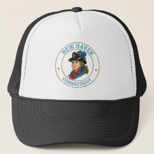 New Haven Connecticut Colonial Trucker Hat