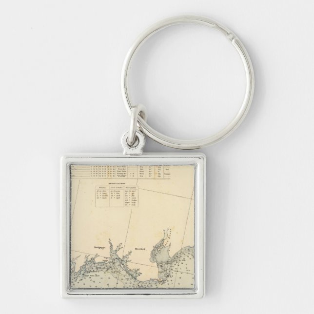 New Haven County Connecticut 2 Key Ring (Front)