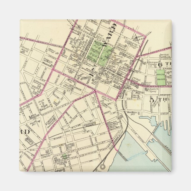 New Haven Map Magnet (Front)