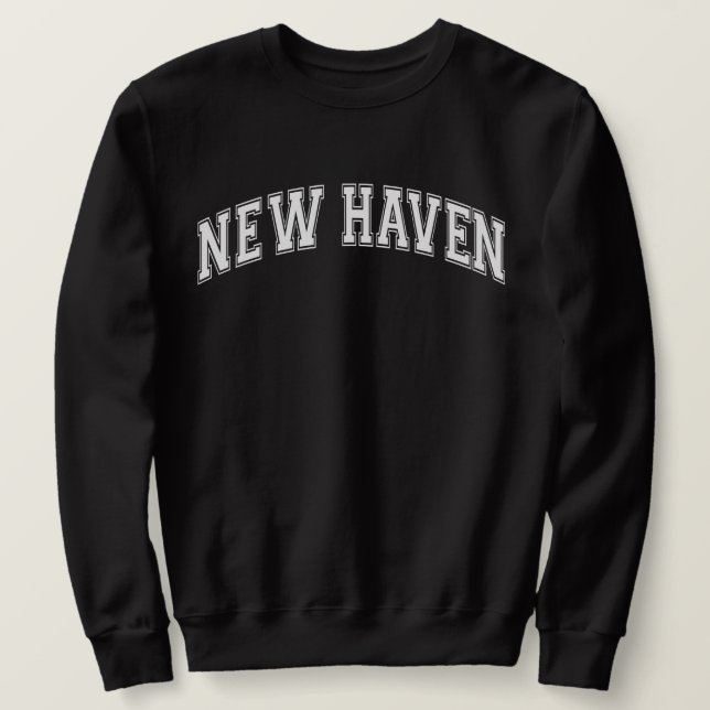 NEW HAVEN University-Style Sweater College (Design Front)