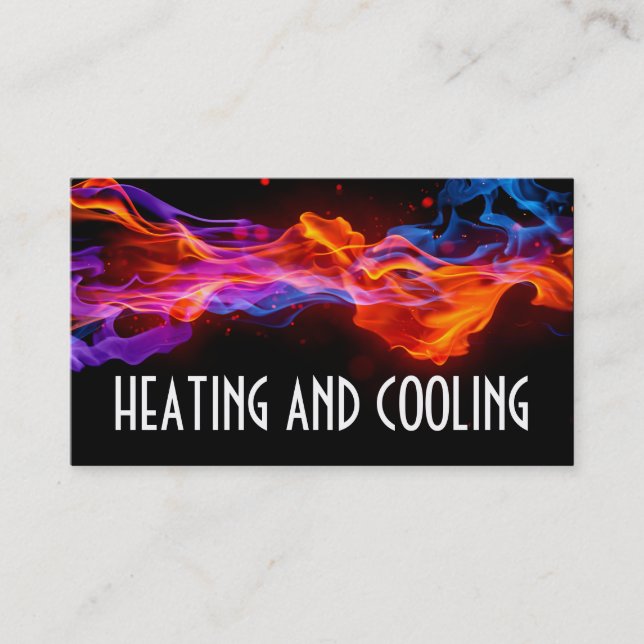 NEW Heating & AC Card | Qr Code (Front)