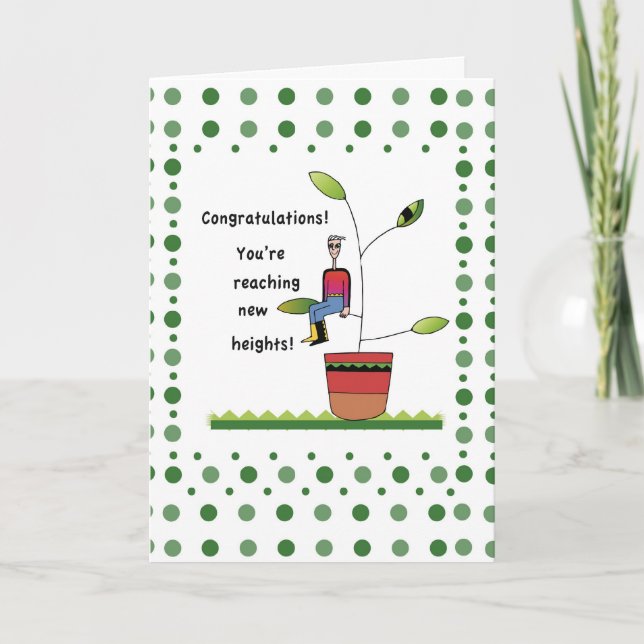 New Heights, Congratulations Card (Front)
