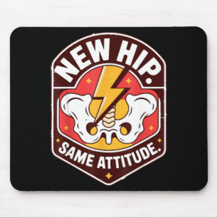 New hip surgery recovery unwavering spirit  mouse pad