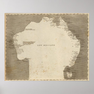 New Holland, Australia Poster