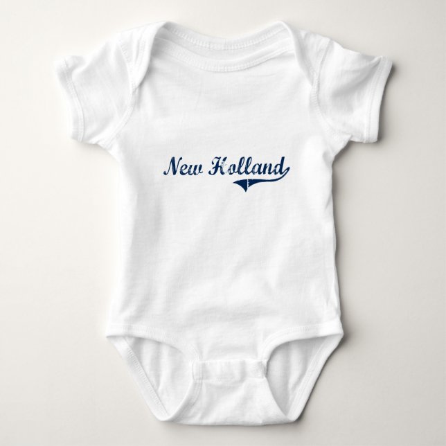New Holland Pennsylvania Classic Design Baby Bodysuit (Front)