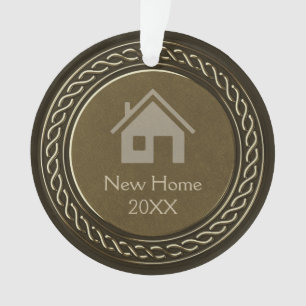 New Home 20XX   Firm Name Ornament