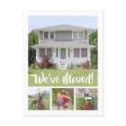 New Home 5 Photo Change of Address We've Moved