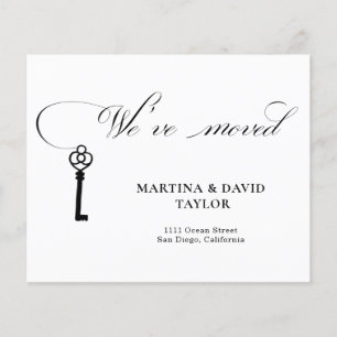 New Home Address Announcement Card