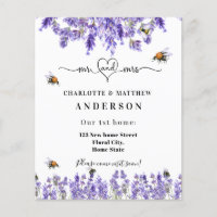 New home address change lavender bee moving budget