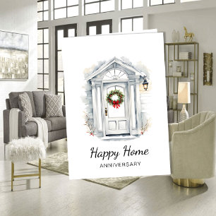 New Home Anniversary Card Real Estate Agent