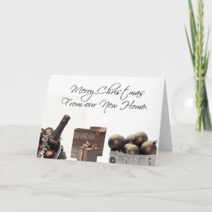 New Home announcement Merry Christmas