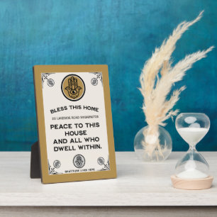 New Home Blessing  Plaque