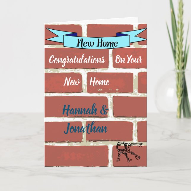 New Home Card (Front)