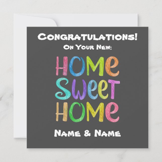 New Home Card (Front)
