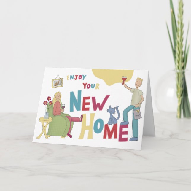 New home card (Front)