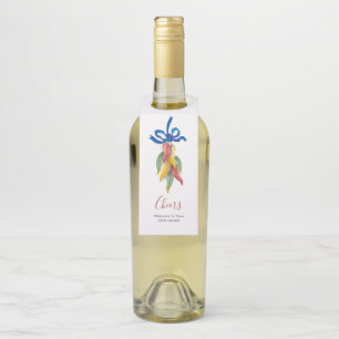 New Home Chilli Pepper Housewarming Gift Bottle Tag