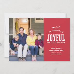 New Home Christmas Photo Card Moving Announcement