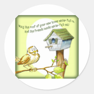 New Home Classic Round Sticker