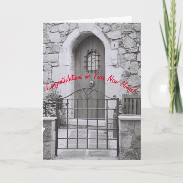 New Home Congratulations Card (Front)