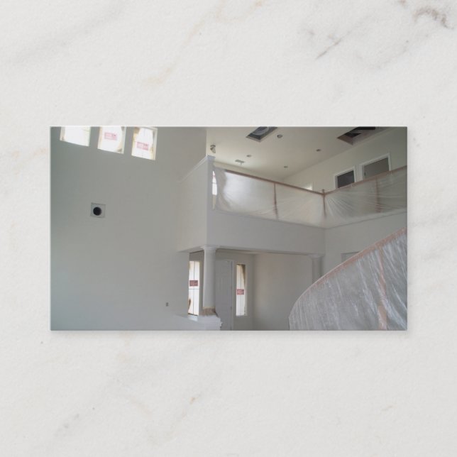 New Home Construction Business Card (Front)